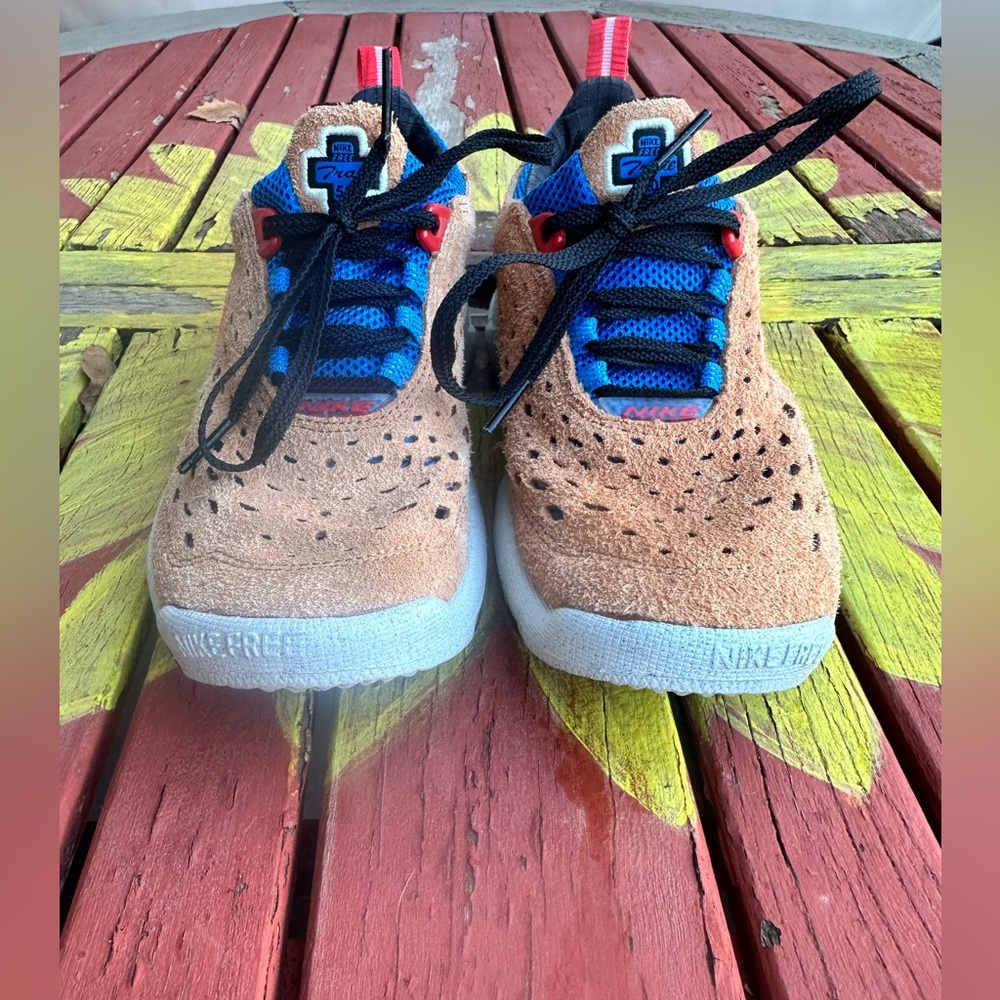 🤎♥️💙🏃♀️🏃♂️NIKE FREE RUN TRAIL DARK RUSSET RED RUNNING SHOES - Picture 7 of 16